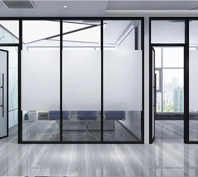 Acoustic Tempered Glazed Room Office Divider Wall Partition Cubicles