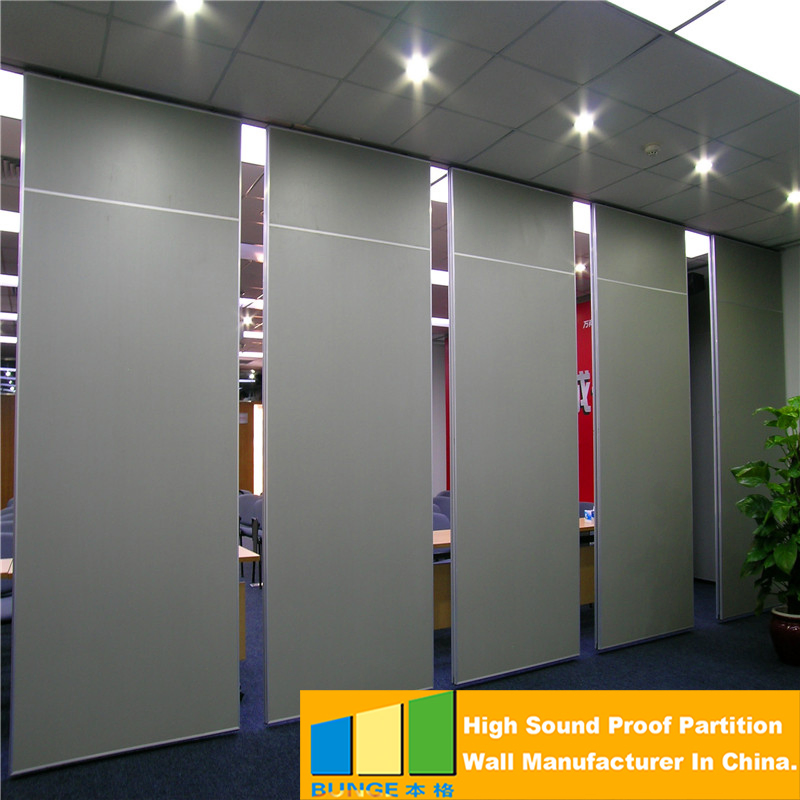 Folding Partitions Mobile Acoustic Wall Chinese Sliding Door Soundproof Panels for Office Hotel Conference Room