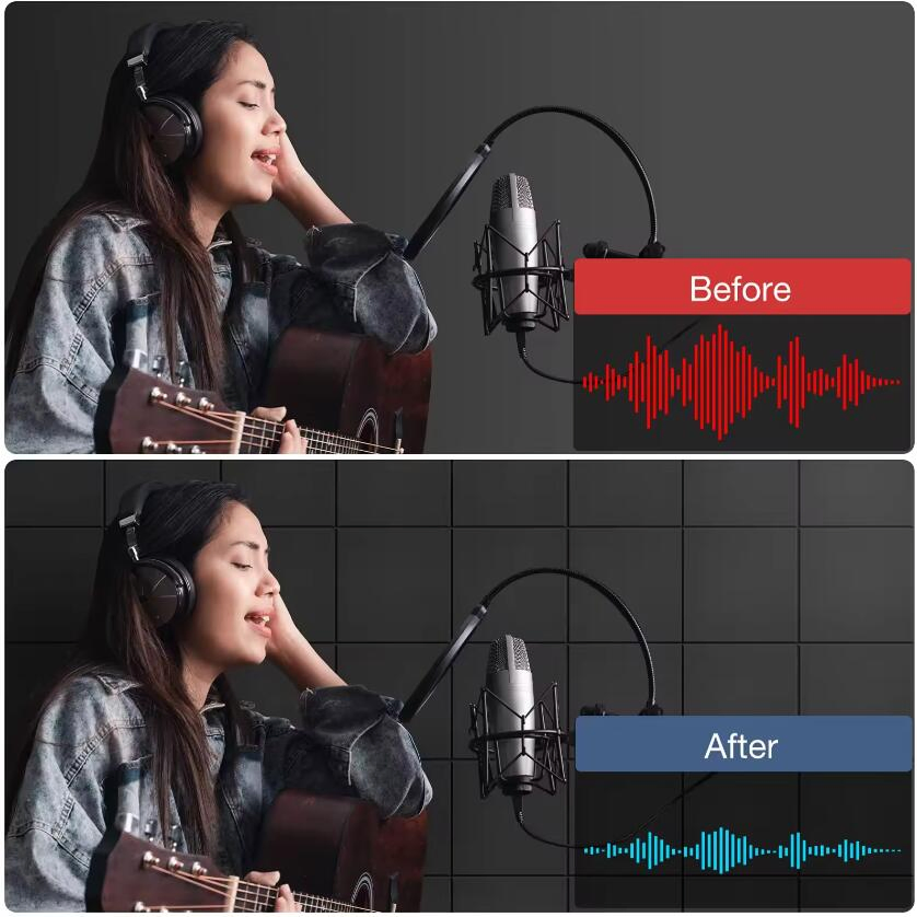 Custom Size High Density Sound Proof Wall Panel Acoustic Polyester Pet Felt Acoustic Panel Felt Sound Absorbing Wall Panel