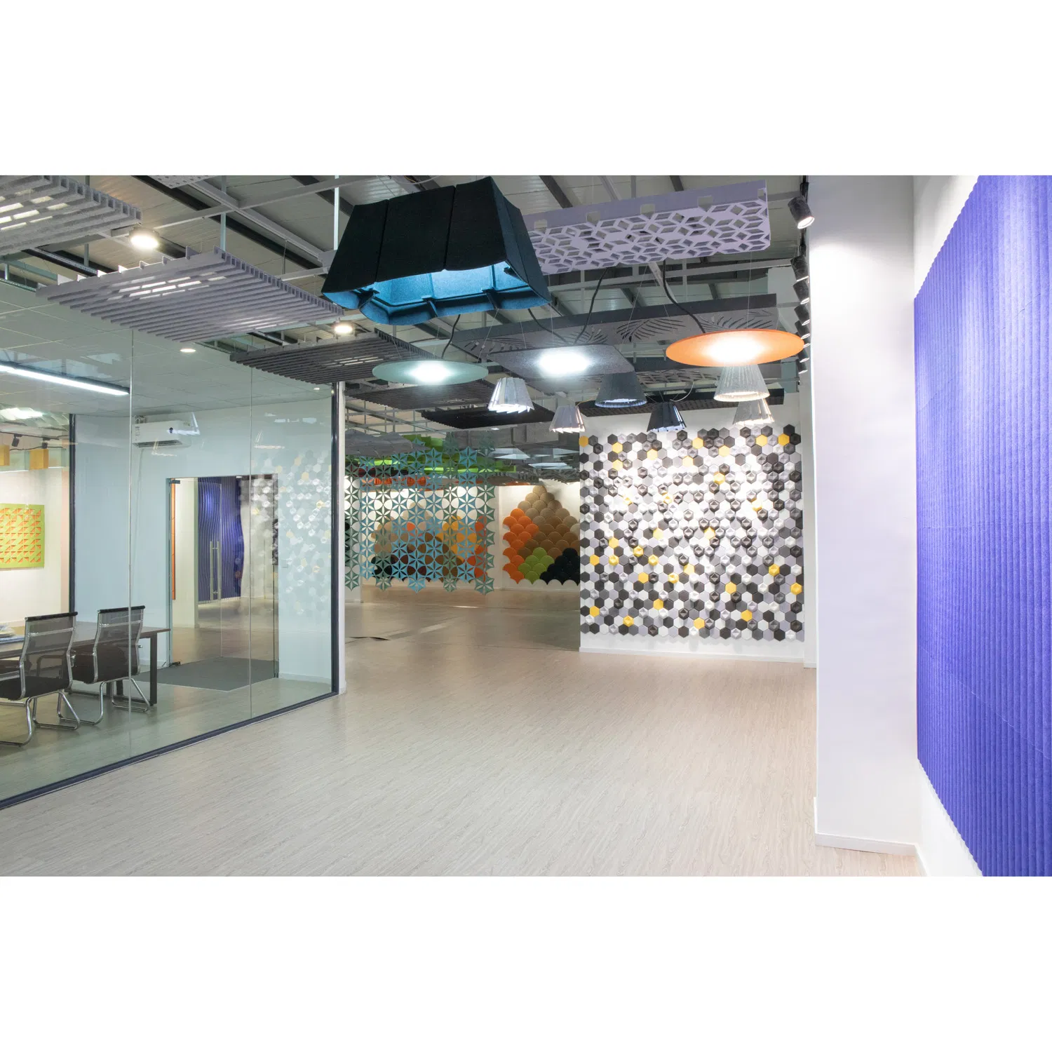 Felt Baffle Polyester Ceiling System for Acoustic Wall Baffle