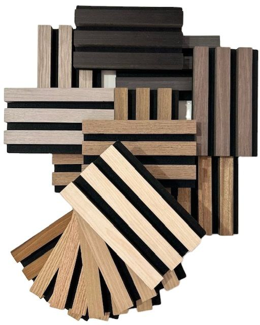 High Quality Sound Absorbing Material Wood Slat MDF Board Grille Foam Laminate Sheet 3D Ceiling Decorative Wall Pet Acoustic Felt Ceiling Panel for Cinema