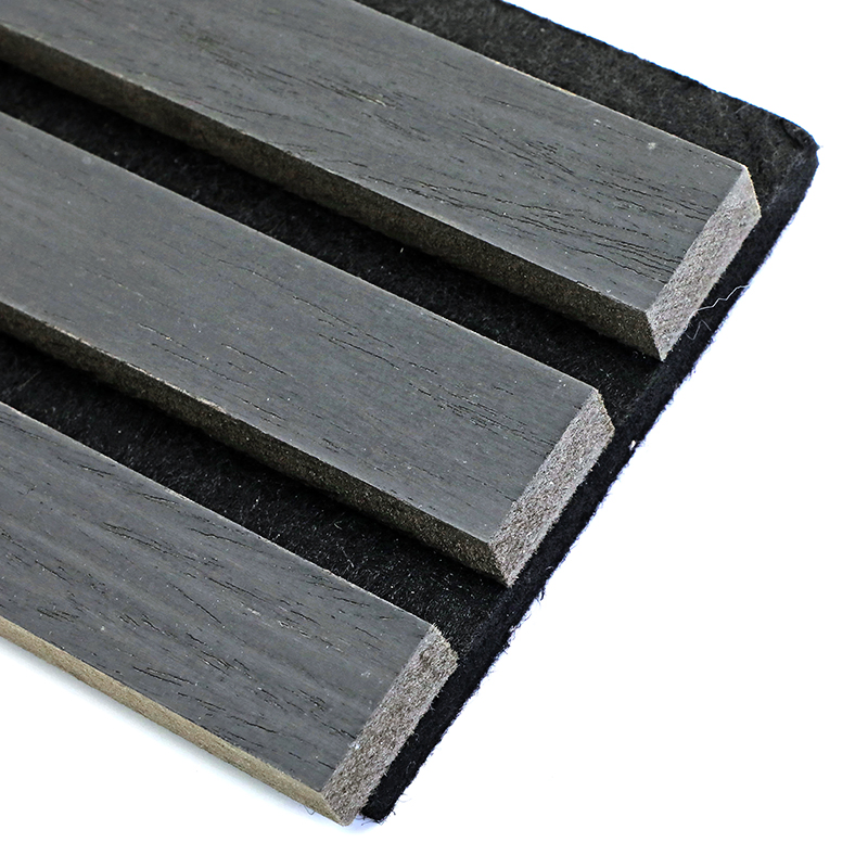 Modern Polyester Soundproof Wall Decor with Acoustic Wood Panel for Building Material