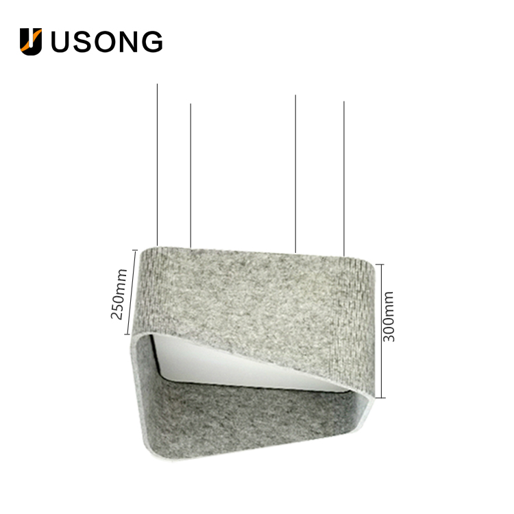 Usong Quality New Style Acoustic Decoration Studio Ceiling Acoustic Lampshade