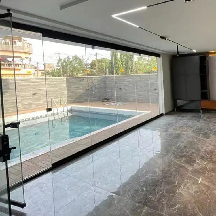 Acoustic Commercial Interior Cubicle Room Divider Aluminum Tempered Glass Office Partition Wall