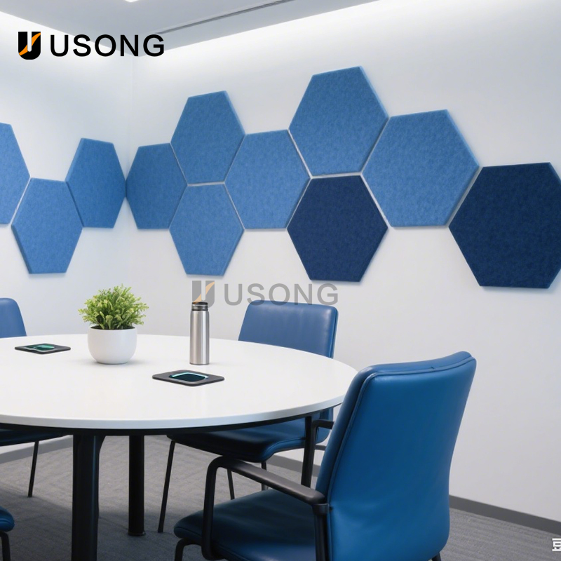 Hexagonal Shaped Acoustic Sound Insulation Board