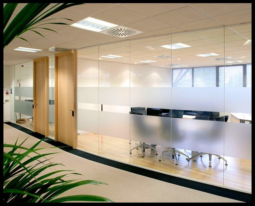 High-Grade Acoustic Isolation Freestanding Office Wall Partition Interior Decorative Conference Room Dividing Glass Wall