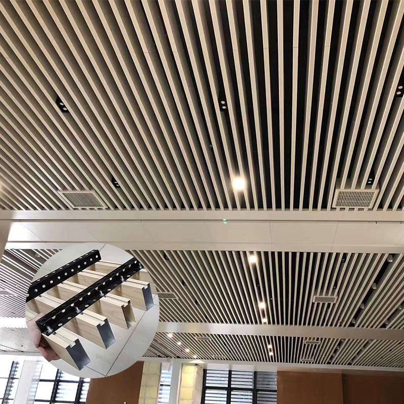 Good Quality Aluminium Baffle Ceiling Price Metal Baffle Ceiling Acoustic Baffle Ceiling System