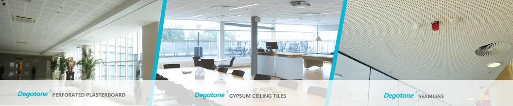 Acoustic Perforated Gypsum Ceiling Panels