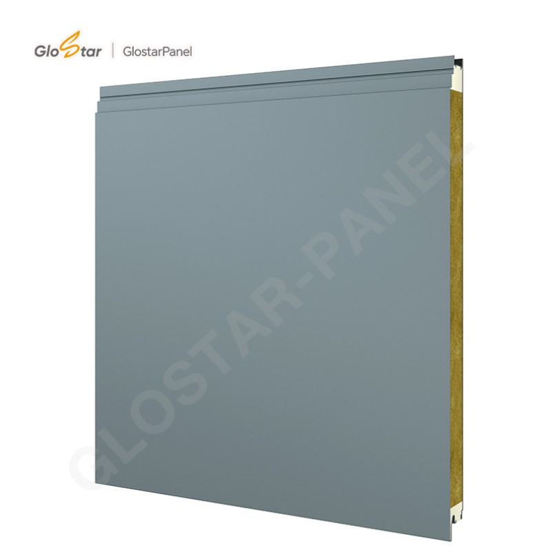 Prefabricated Factory Wall &amp; Roof PU Rock Wool Sandwich Panel System