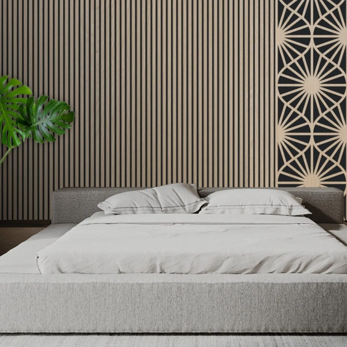 Cheap Price Modern Sound Diffusers Wall Acoustic Panels 3D Model for Hotel Apartment Use Eco-Friendly Fireproof Decorative Wall