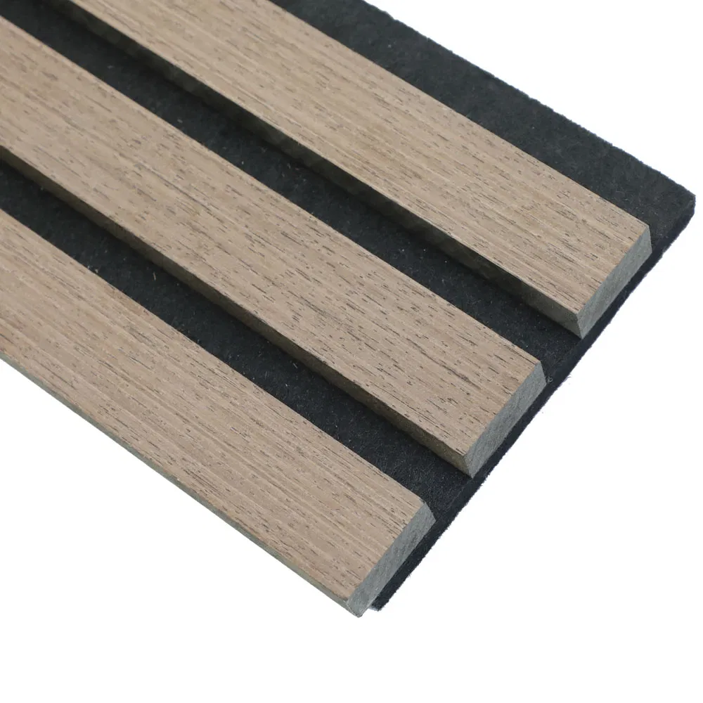 Custom Grille Wood Slats Wall Board Sound Insulation Board CE Certification