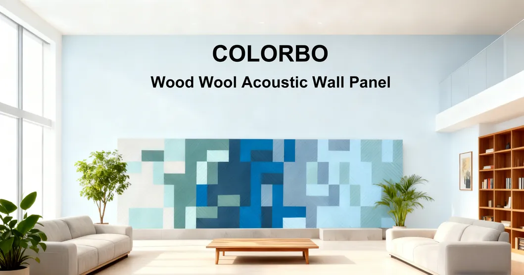 Wood Wool Fiber Acoustic Wall Panel