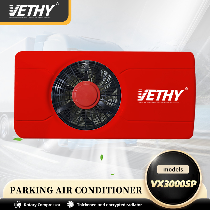 Vethy Vx3000sp 12V 24V BLDC Split System with Advanced Noise Reduction and Idle Free Cooling Ideal for off Grid Cabin Applications Parking Air Conditioner
