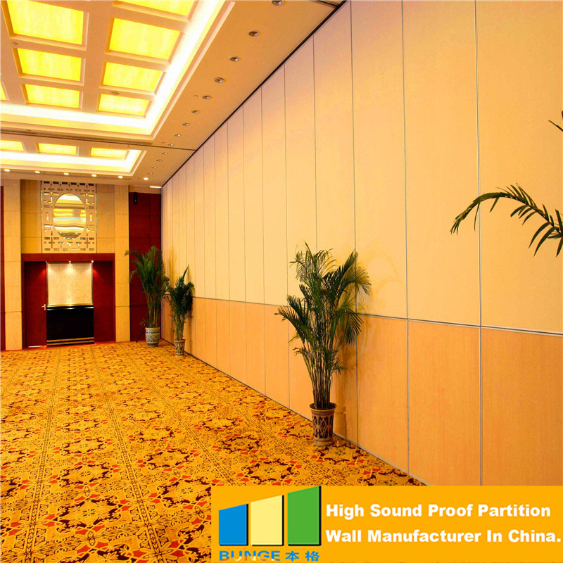 Folding Partitions Mobile Acoustic Wall Chinese Sliding Door Soundproof Panels for Office Hotel Conference Room