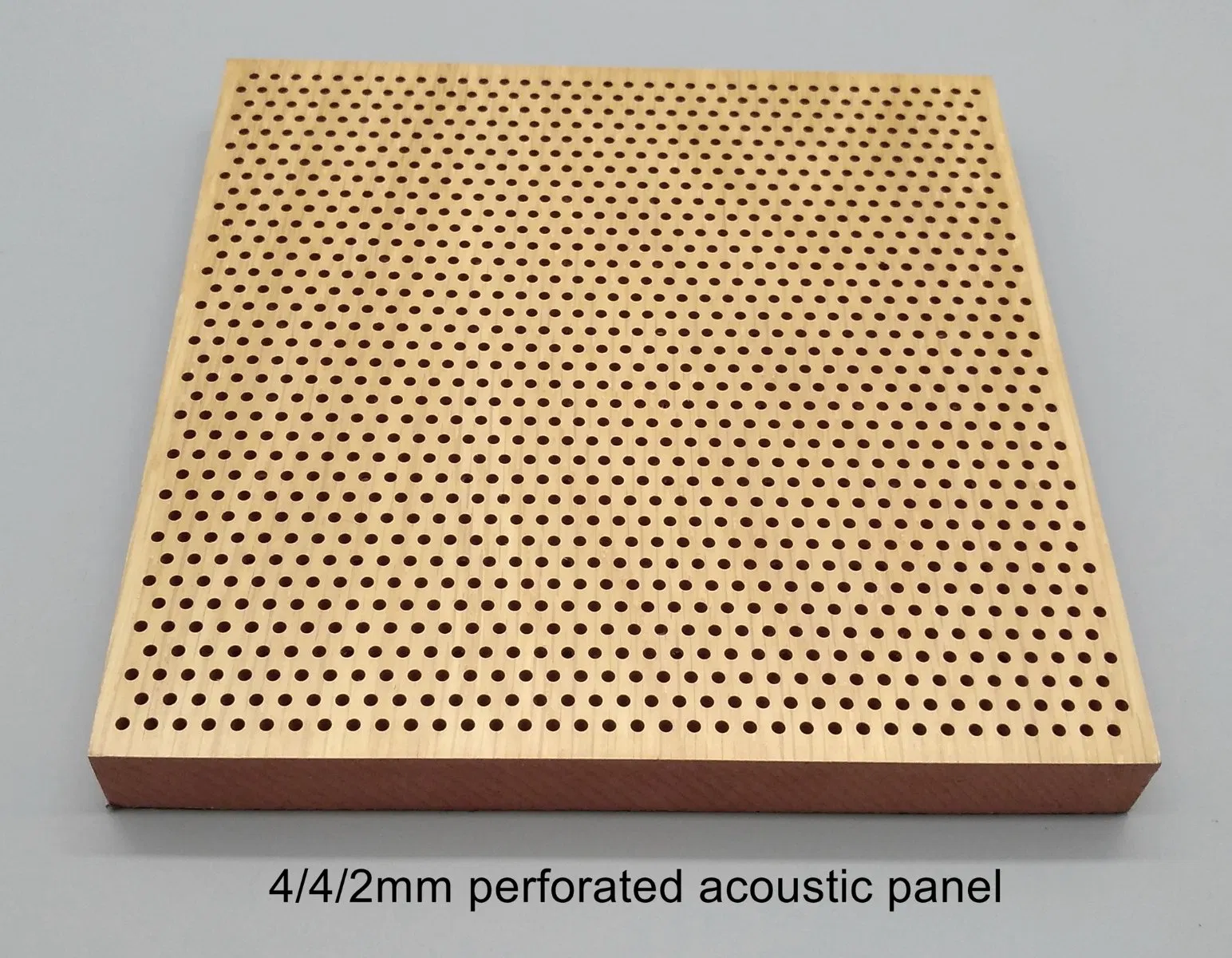 4/4/2mm Perforated MDF Decorative Acoustic Wall Panels Conference Hall Soundproof Board