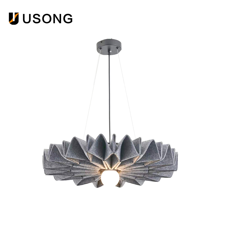Usong Quality New Style Acoustic Decoration Studio Ceiling Acoustic Lampshade