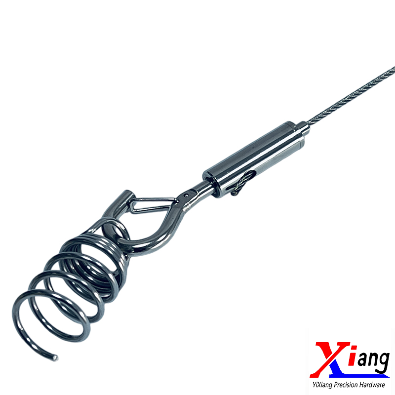 Adjustable Acoustic Cloud &amp; Baffle Hanger - Stainless Steel Spring System