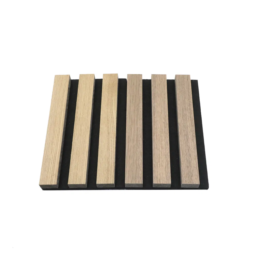Building Material Foam Acoustic Materials Sound Absorbing Board Wood Veneer Slat Panels