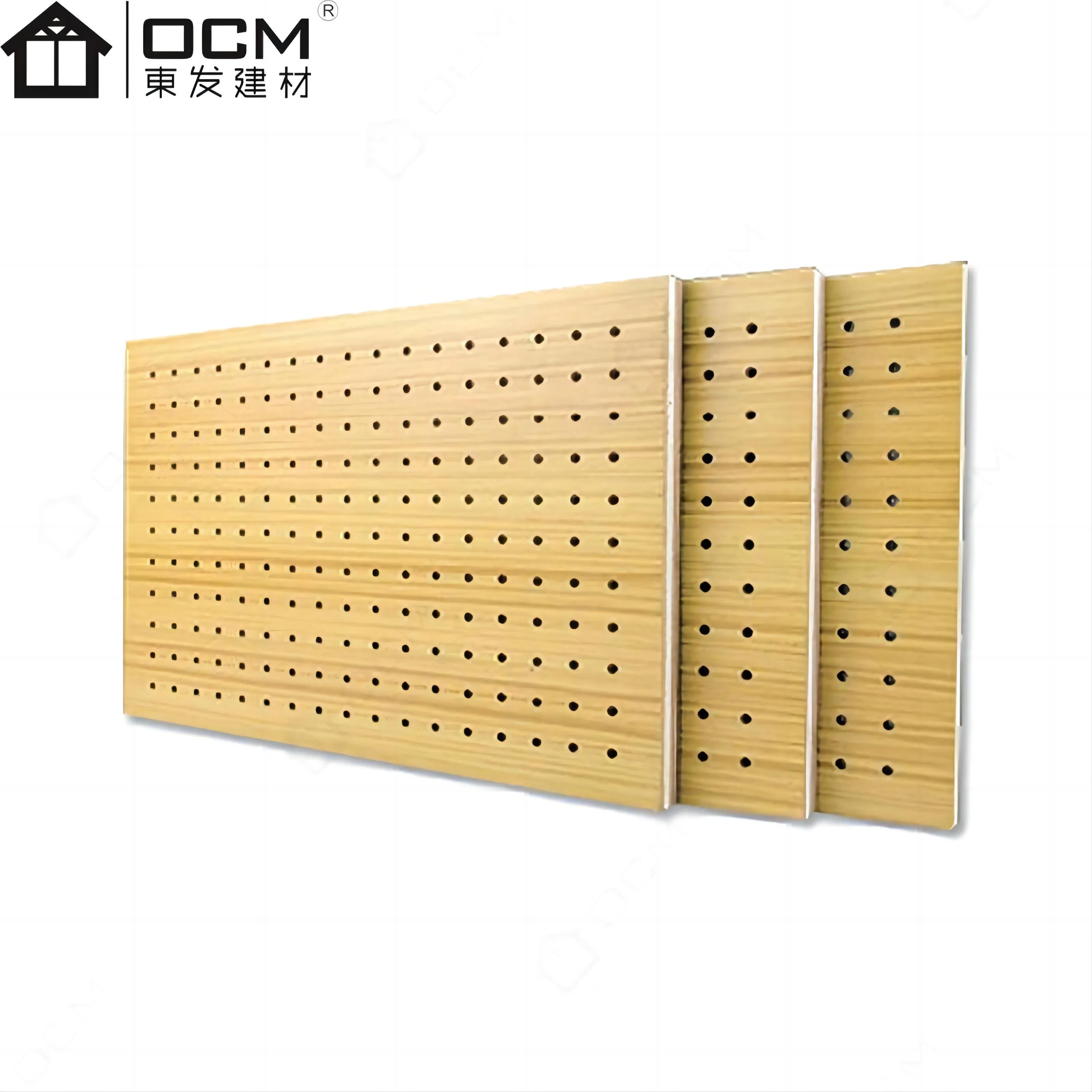 Wood Diffuser Sound Proof Absorption Wall Noise Reduction Perforated Acoustic Panel