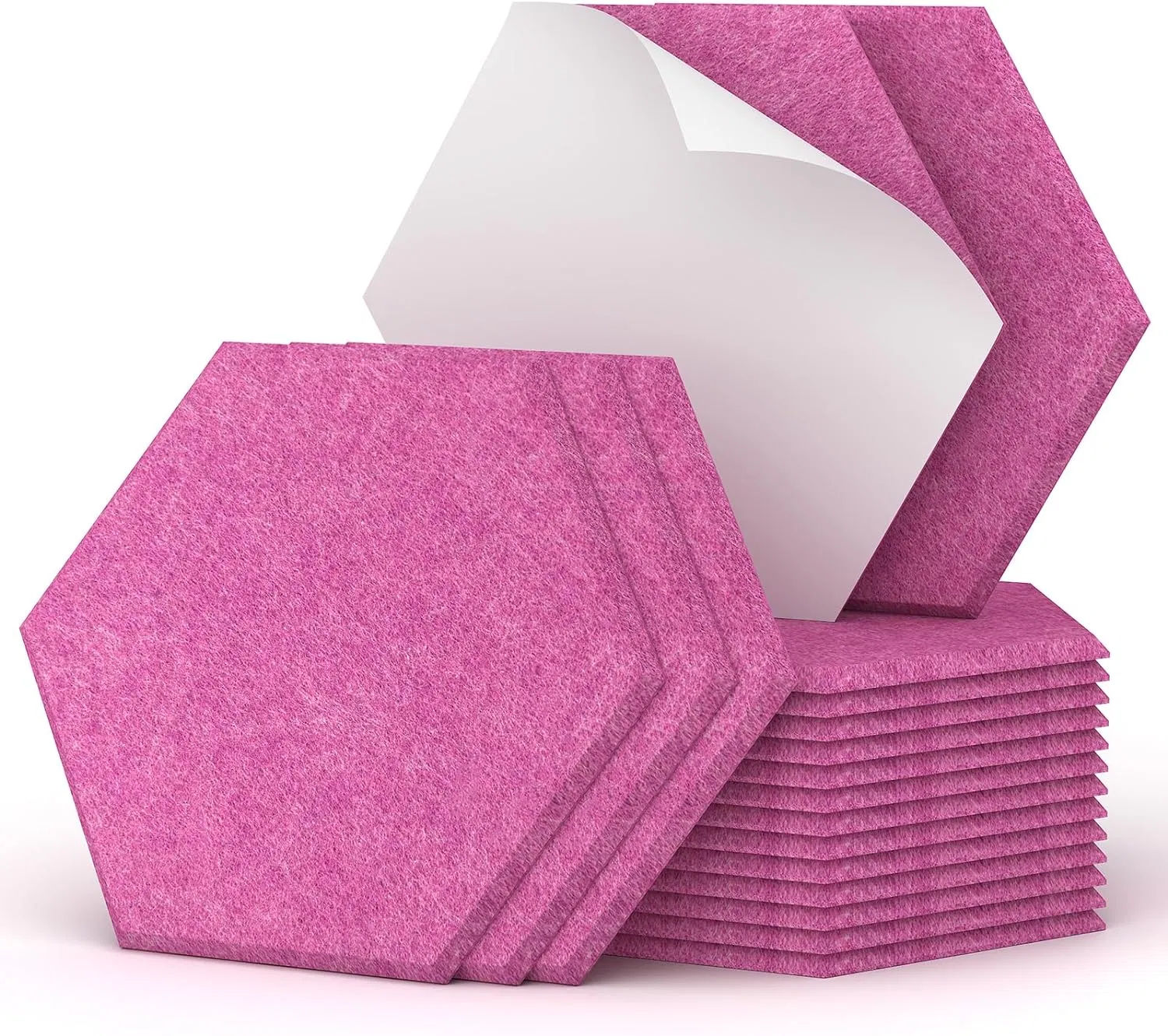 Polyester Acoustic Diffuser Panels - Noise Reduction 3D Wall Covering