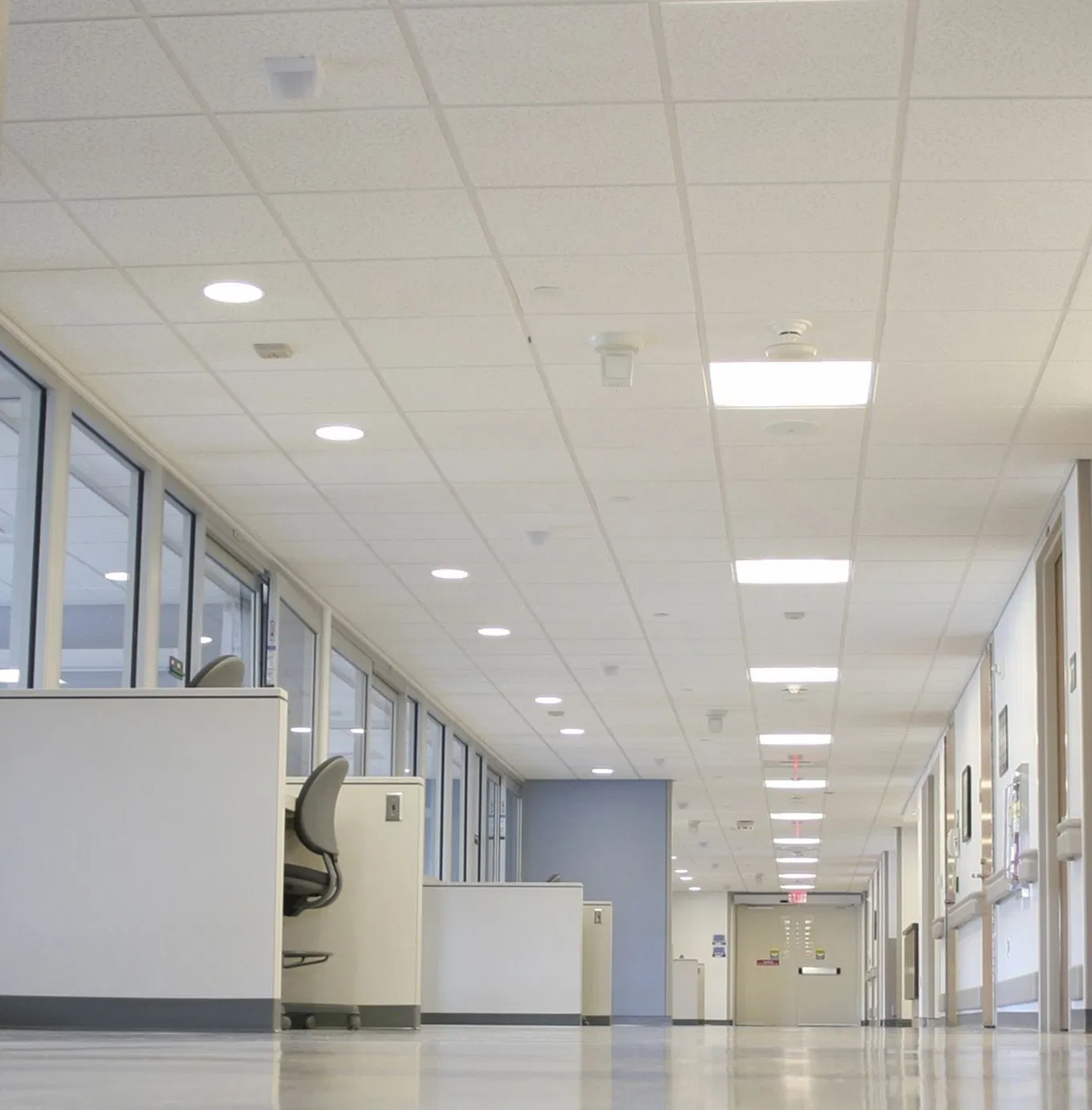 Antimicrobial Ceiling Tiles Acoustically Balanced Acoustic Panel for Hospital