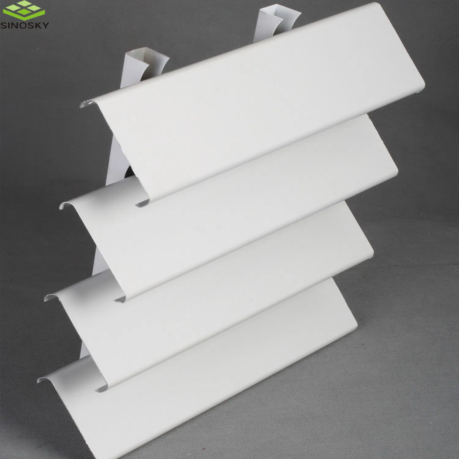 Aluminum 84R Sun Louvre System for Building Facades/Exterior Shutter