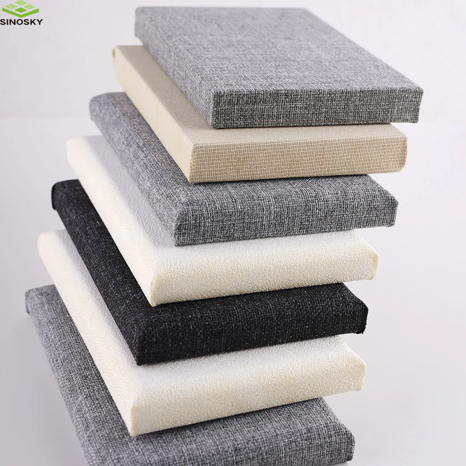 Acoustic Decorative Fabric Wrapped Sound Absorbing Panel Fiberlass