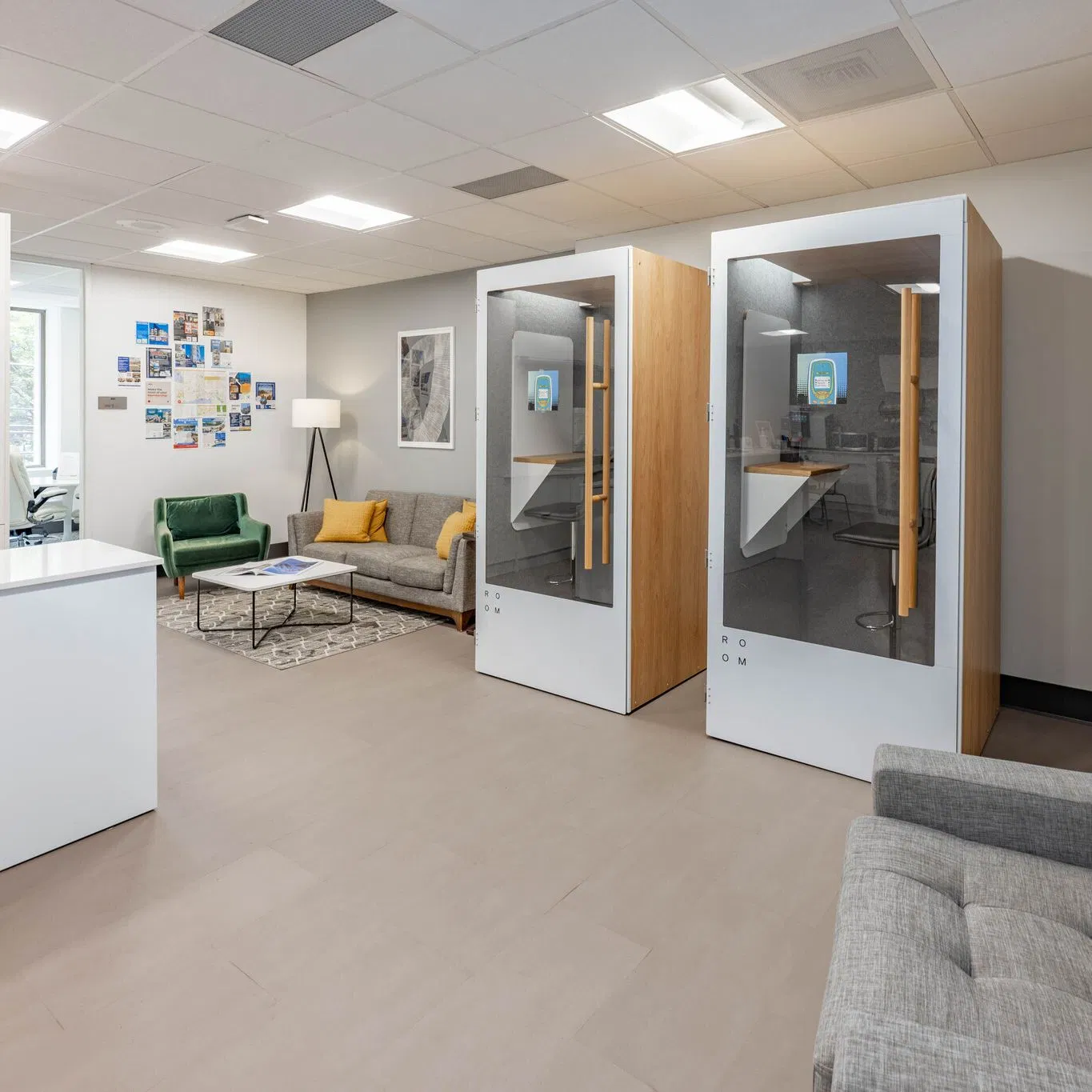 Designer Creativity Decorate Office Furniture Space Acoustic Metal Frame Partition for Reception