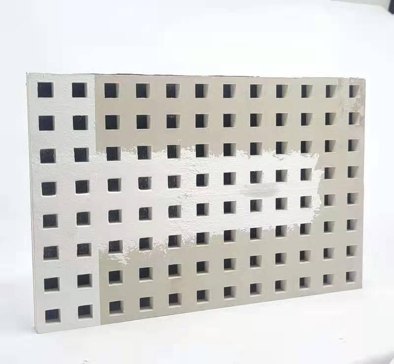 Factory Produces Processes Acoustic Perforated Gypsum Ceiling Panels