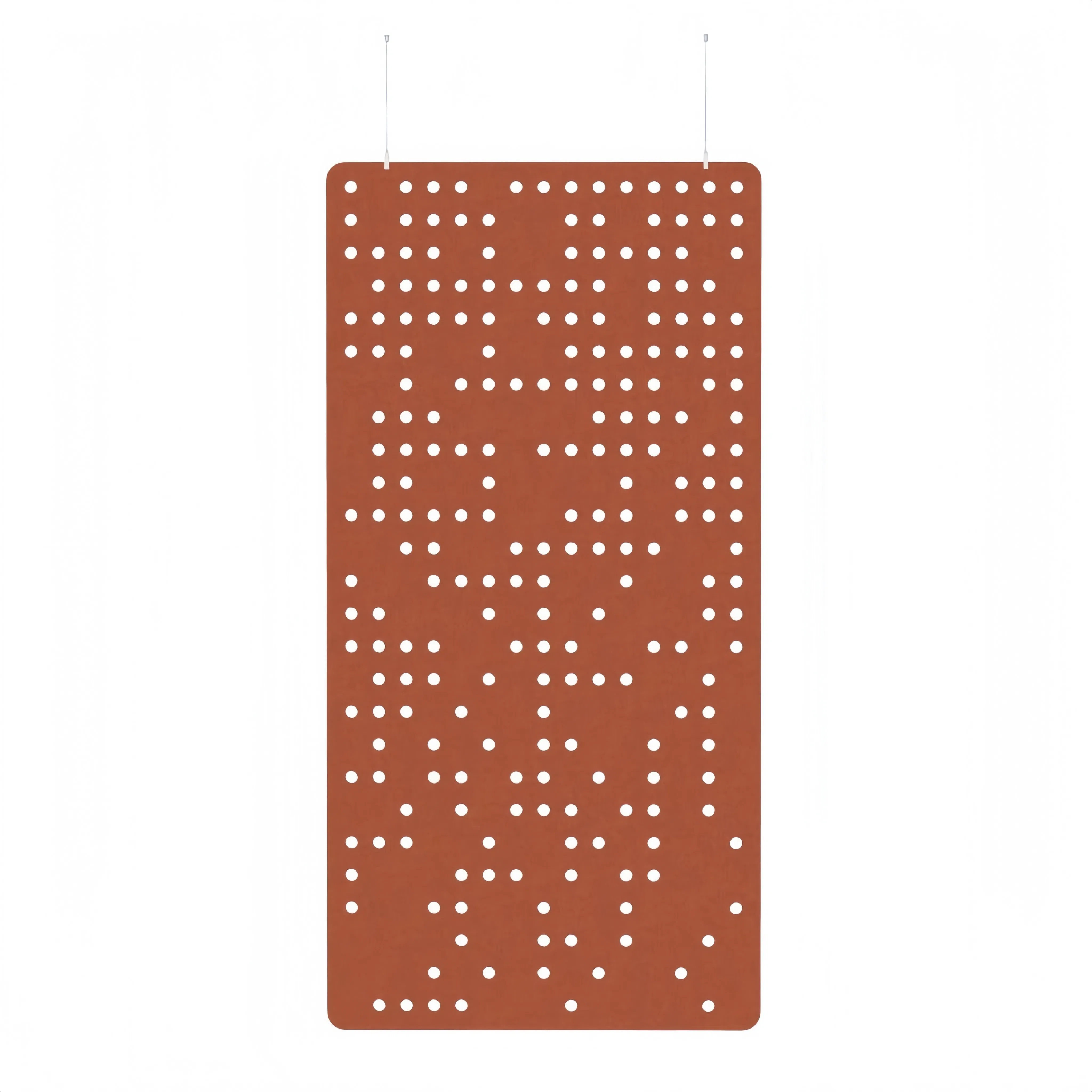 Custom Edge Detail Pet Felt Acoustic Hanging Divider Panel Sound Absorption Partition Screen Fabric Wrapped Frame Supplier OEM