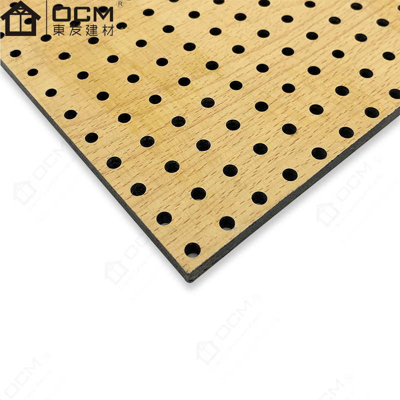 Wood Diffuser Sound Proof Absorption Wall Noise Reduction Perforated Acoustic Panel