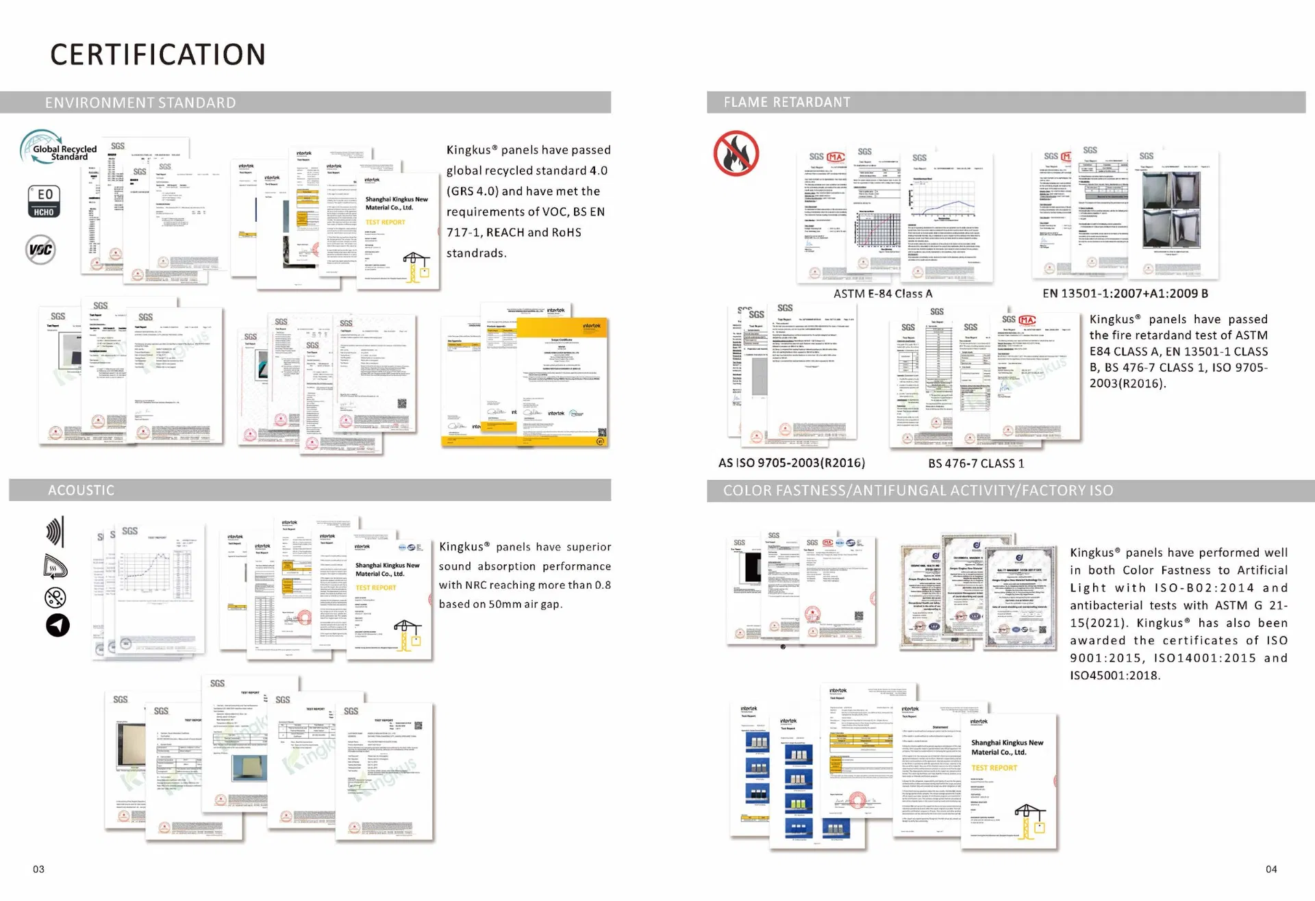 Certification Document