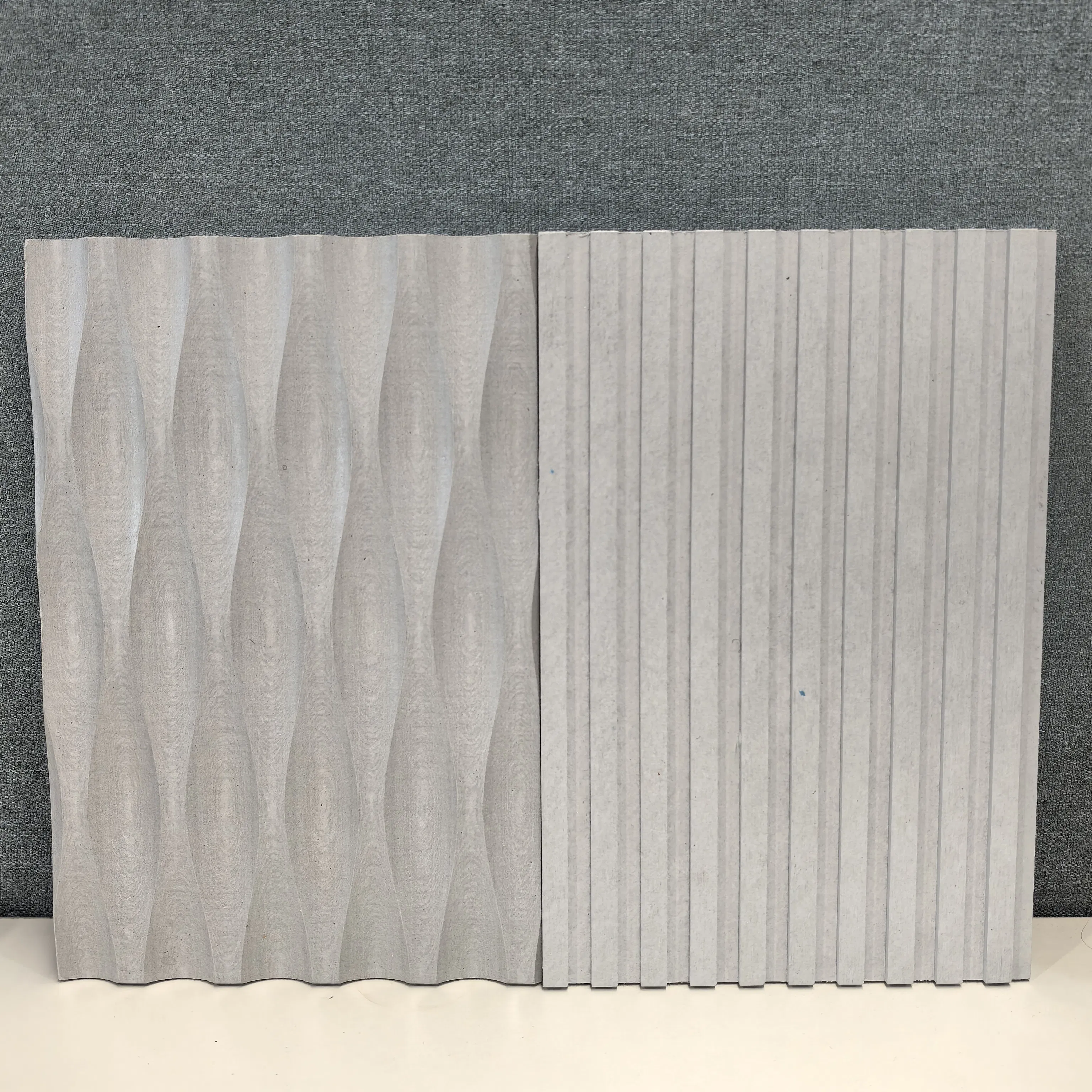 Fiber Cement Non-Combustible Acoustic Wall Panel for Home Decor CE Approved Ceiling Material for WPC PVC