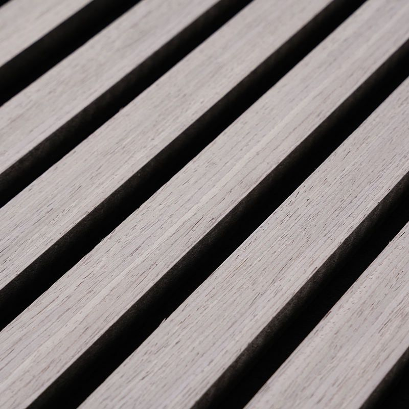 Slat Wood Panel MDF Composited Acoustic Wall Deco Panel Linear Timber