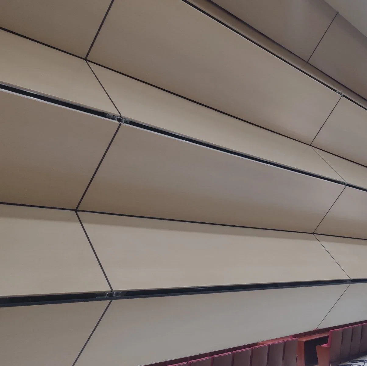 Operable Partition Wall Automatic Vertically Folding Retractable Acoustic Wall System