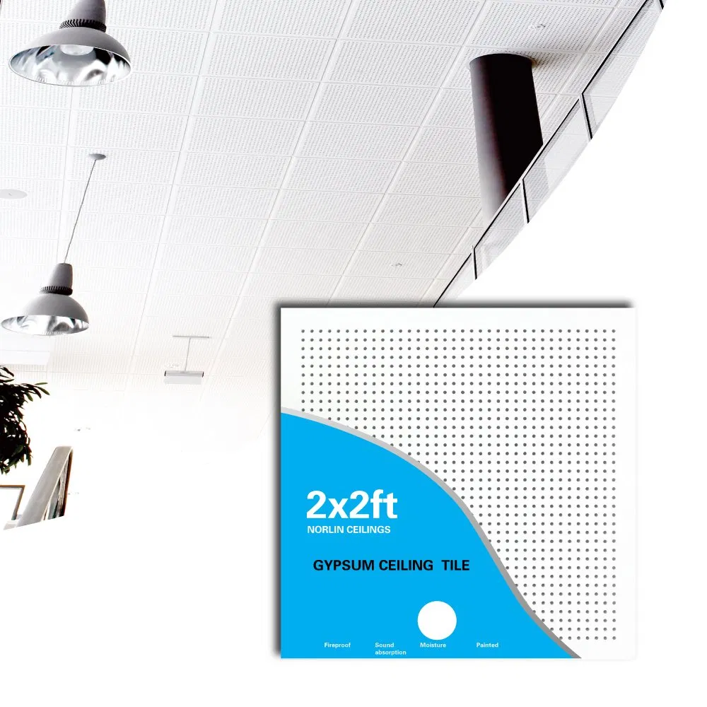 Acoustic Plater Board Ceiling Suspended Grid System 600*600
