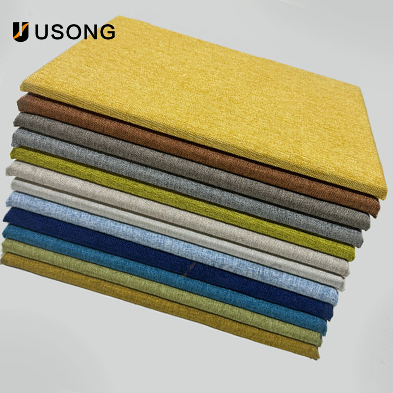 The Soundproof Acoustic Panel Is Decorated with Polyester Fiber Felt-Wrapped Fabric
