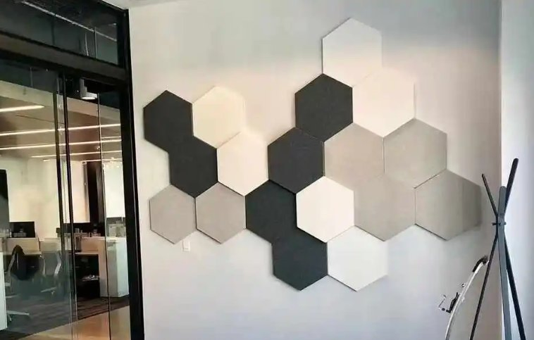 High-Quality Hexagonal Wood Polyester Hexagonal Sound Insulation Board Decorative Sound Insulation Board