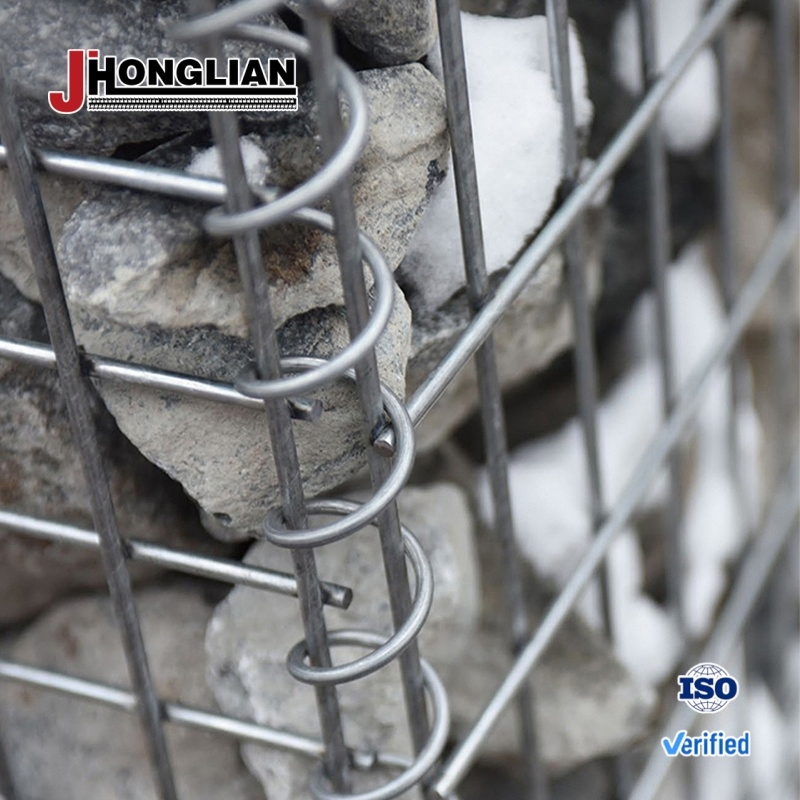 Industrial Noise Reduction Mesh Gabion Barrier System