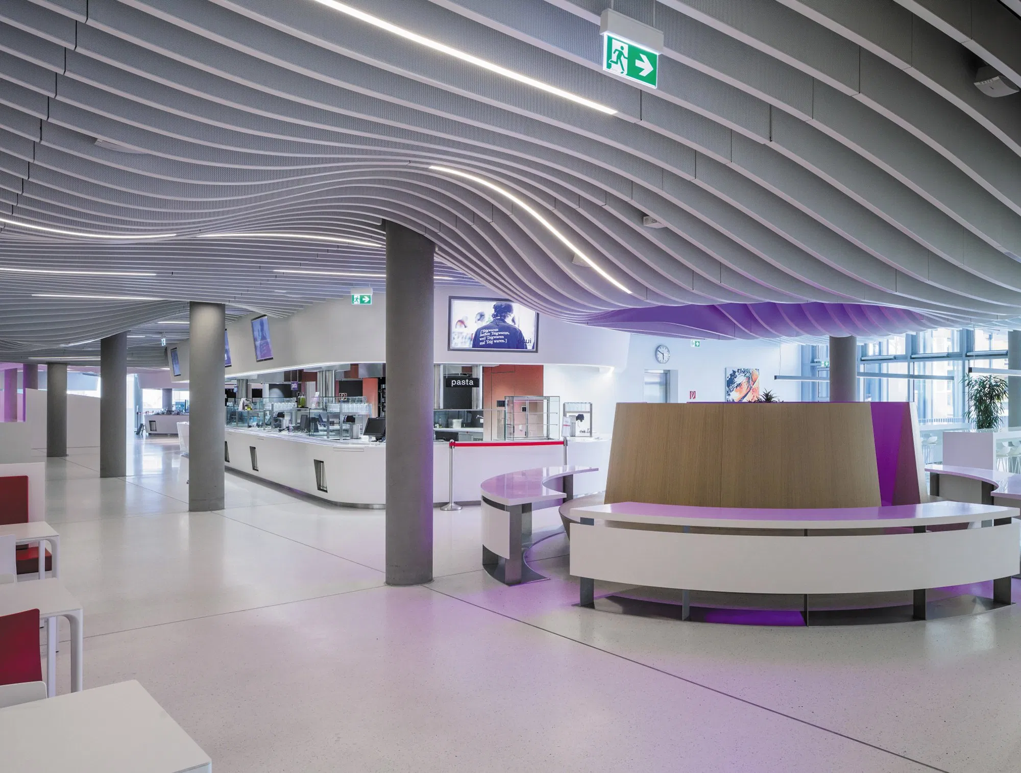 Foshan Manufacurer Custom Aluminum Baffle Ceilin Systems Project