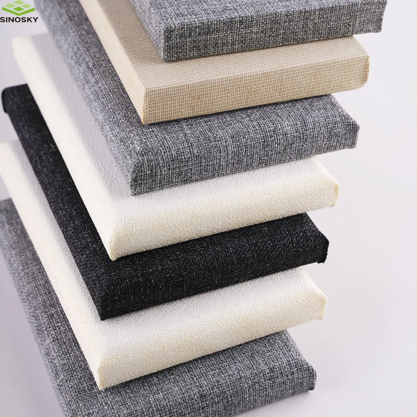 Acoustic Decorative Fabric Wrapped Sound Absorbing Panel Fiberlass