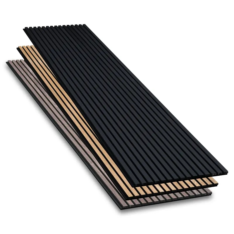 Hot Sale Cheap Low Price High Quality 2400*600*21mm Soundproof Walnut Wood Slat Acoustic Panel for Hotel