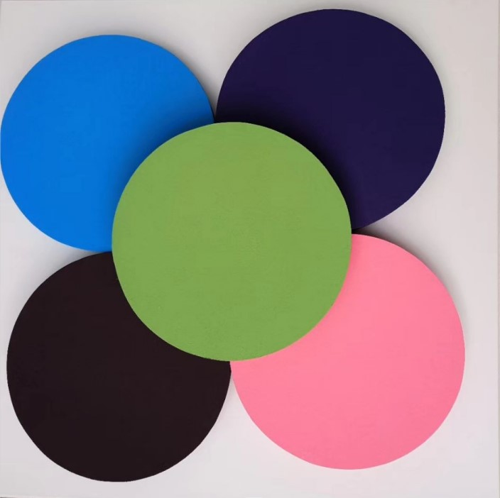Fiberglass Circle Hanging Suspended Ceiling Acoustic Panels Acoustic Clouds