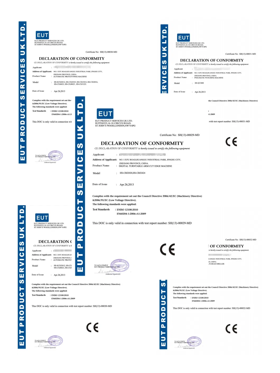 Product Certifications