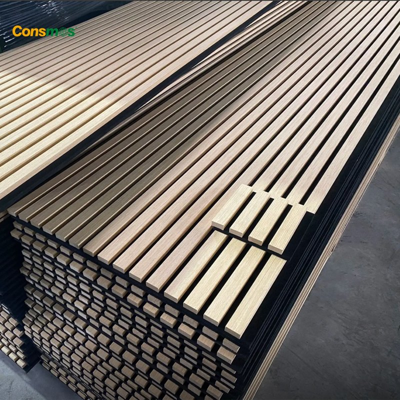 Recording Studio Polyester Fiber Sound Proof Ceiling Panel 3D Acoustic Diffuser Wall Panel