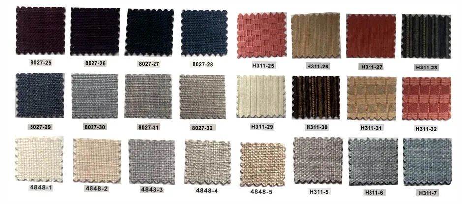 Fabric Color Chart