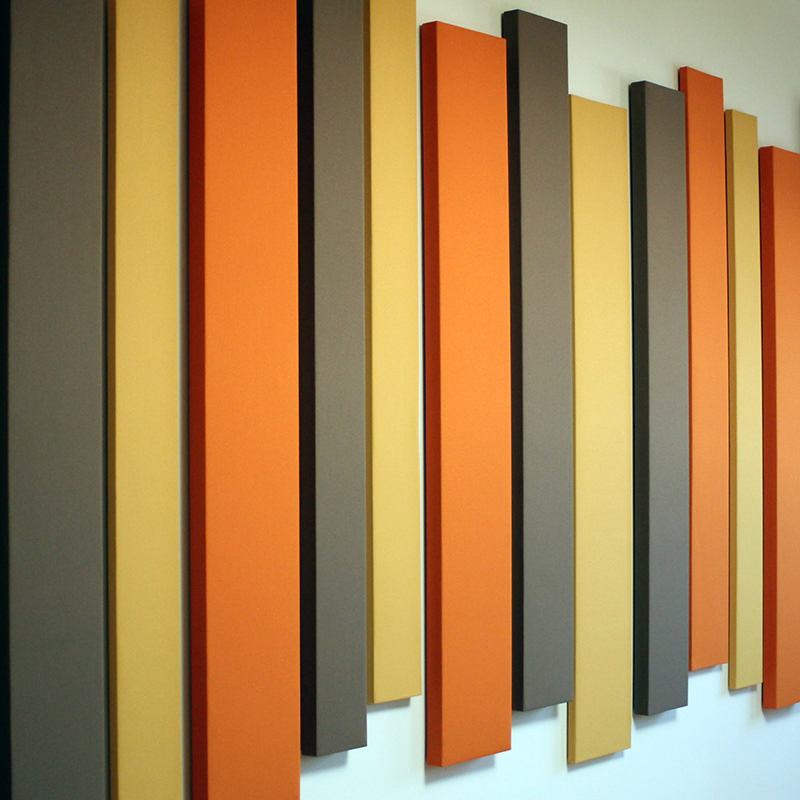 Sound Insulation Foam Acoustical Panel Noise Absorbing Fabric Wall Panels