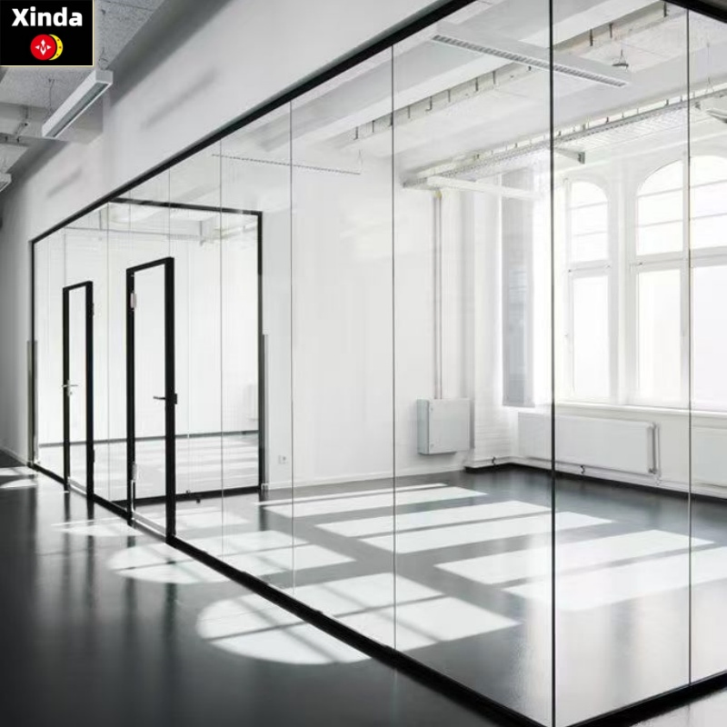 Acoustic Office Glass Partition Wall Office Glass Partition for Office Building