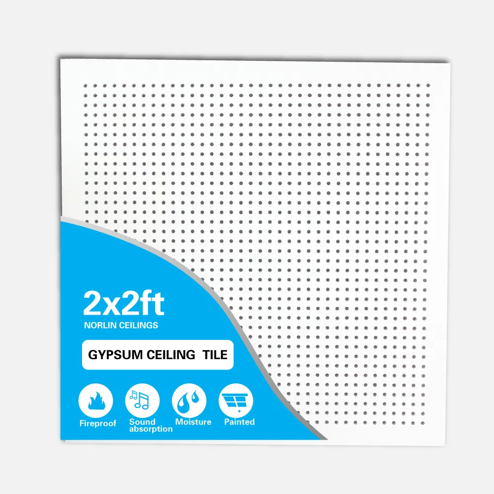 Acoustic Plater Board Ceiling Suspended Grid System 600*600