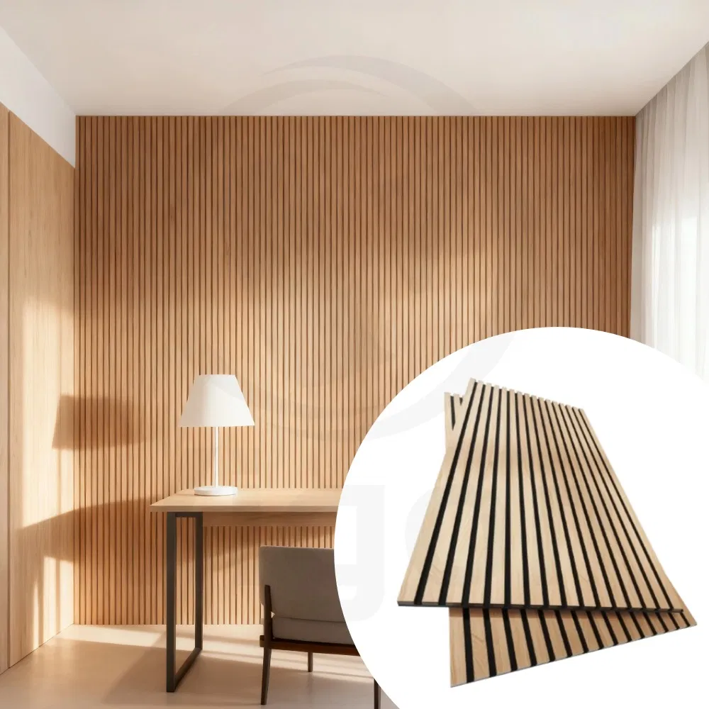 60X240cmwarm Oak Natural Wanult Acoustic Wood Slat Panels Akupanel